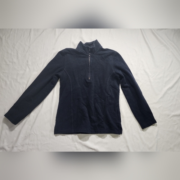 Eddie Bauer Womens Pullover Half Zip Sweater Blue XS - Picture 1 of 9